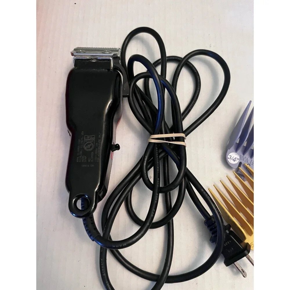 RED Wahl STXP Professional Deluxe U-CLIP Pet Dog Cat Hair Clipper Tested Works
